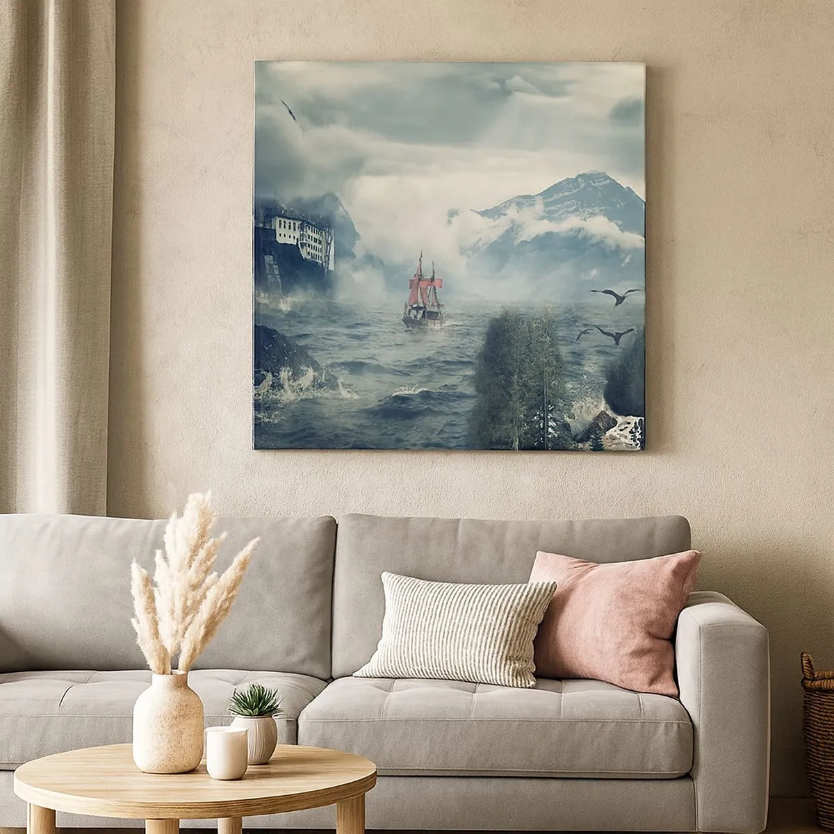 Impression sur toile - Image sur toile - Dans l'eau magique - 30x30 cm