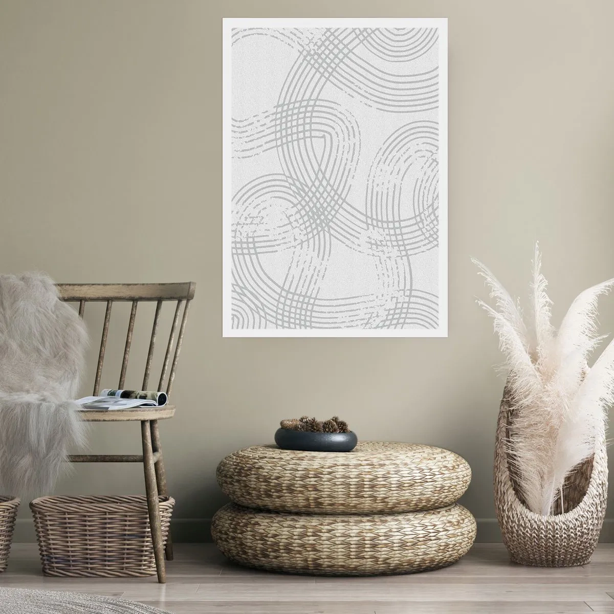 Affiche - Poster - Il n'y a pas de chemin droit - 70x100 cm