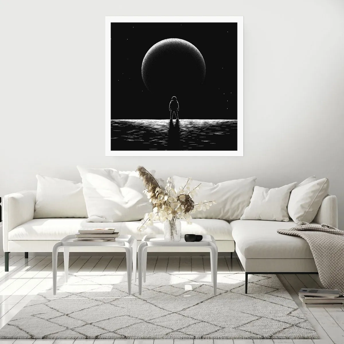 Affiche - Poster - Face à face - 50x50 cm