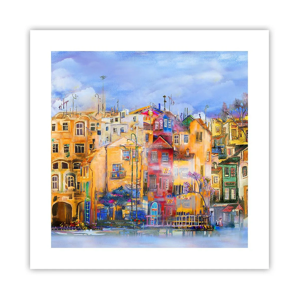 Affiche - Poster - Nous sommes ensemble - 40x40 cm