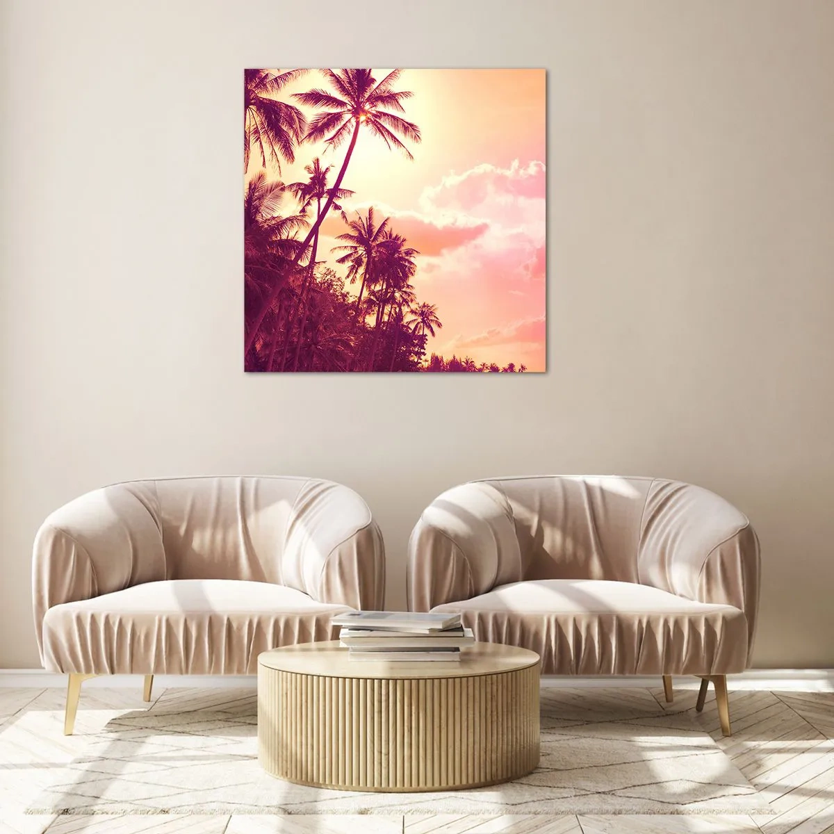 Impression sur verre - Image sur verre - Tu dois choisir - 70x70 cm