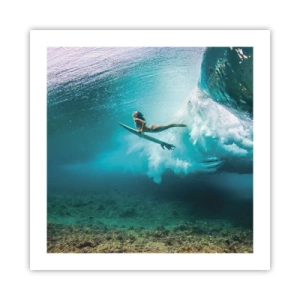 Affiche - Poster - Monde sous marin - 50x50 cm
