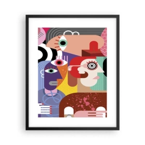 Affiche dans un cadre noir - Poster - Nous par M. Picasso - 40x50 cm