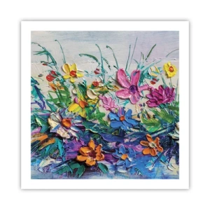 Affiche - Poster - Absolument pas une nature morte - 60x60 cm