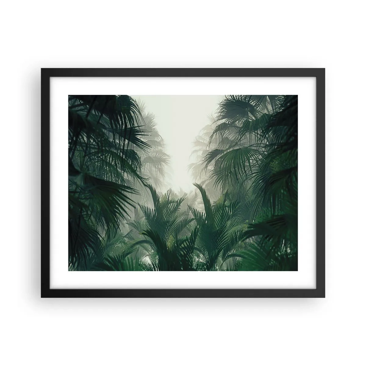 Affiche dans un cadre noir - Poster - Secret tropical - 50x40 cm