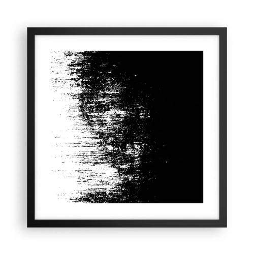 Affiche dans un cadre noir - Poster - Et le gagnant est ... - 40x40 cm