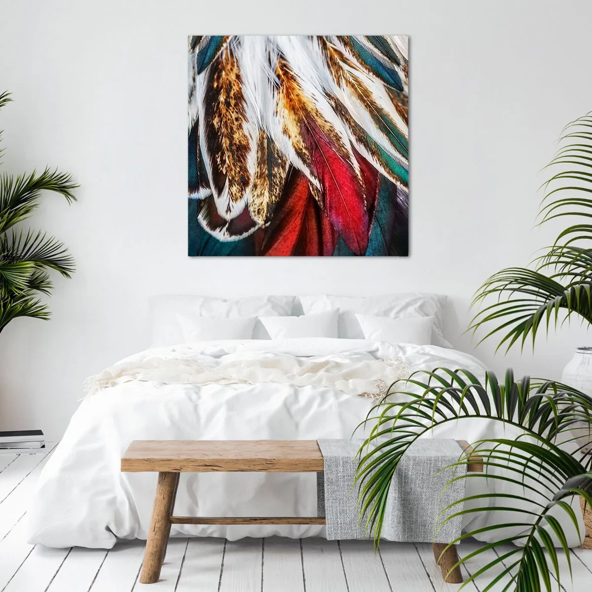 Impression sur toile - Image sur toile - Secrets de vol - 40x40 cm