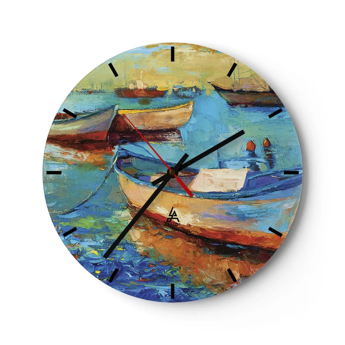 Horloge murale - Pendule murale - Dans la baie du sud - 40x40 cm