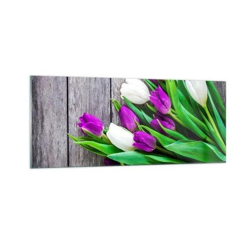 Impression sur verre - Image sur verre - Le jour des vacances de printemps - 100x40 cm