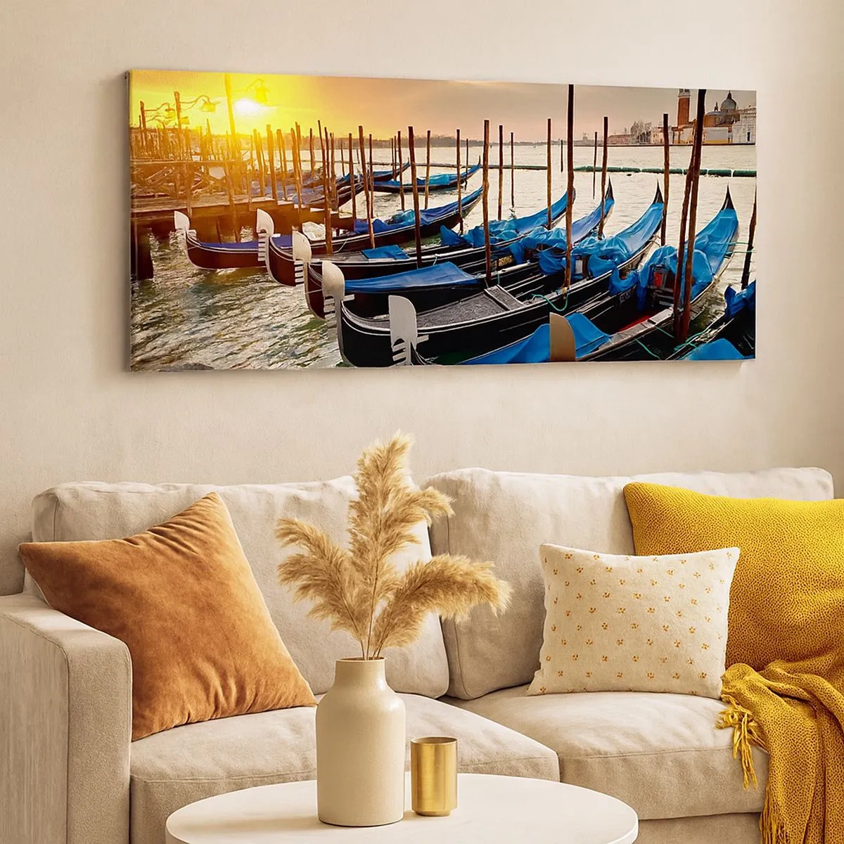 Impression sur toile - Image sur toile - Avant que le vacarme n'arrive - 100x40 cm