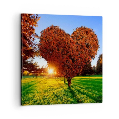 Impression sur toile - Image sur toile - Et comment ne pas aimer tomber - 60x60 cm