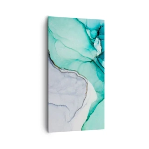 Impression sur toile - Image sur toile - Étude de turquoise - 55x100 cm