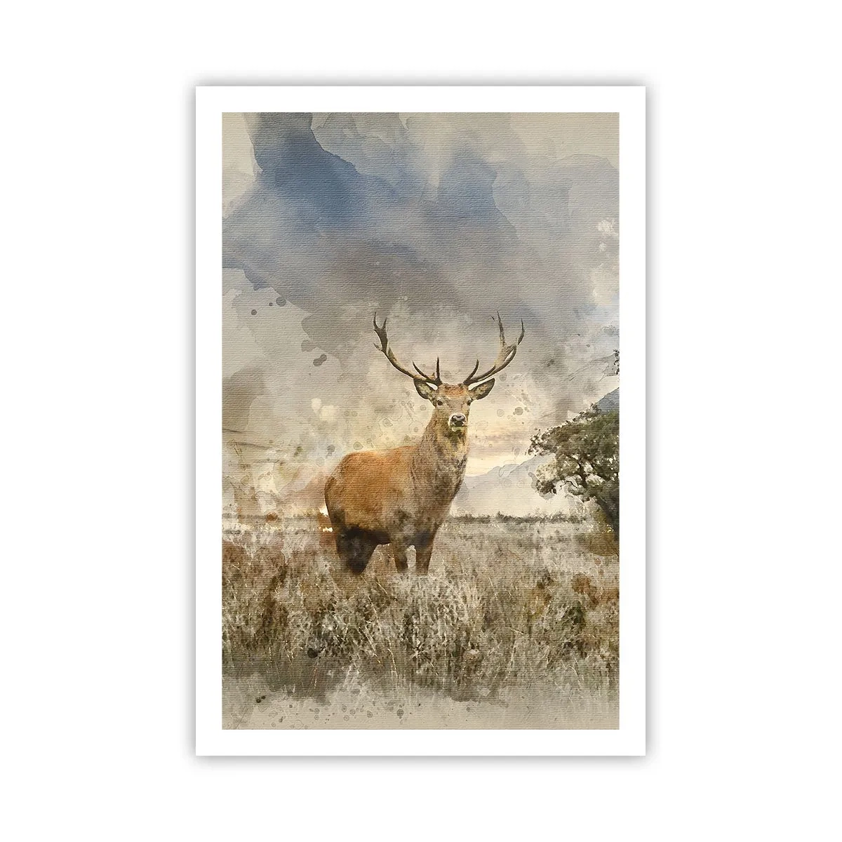 Affiche - Poster - Dignité - force - majesté - 61x91 cm