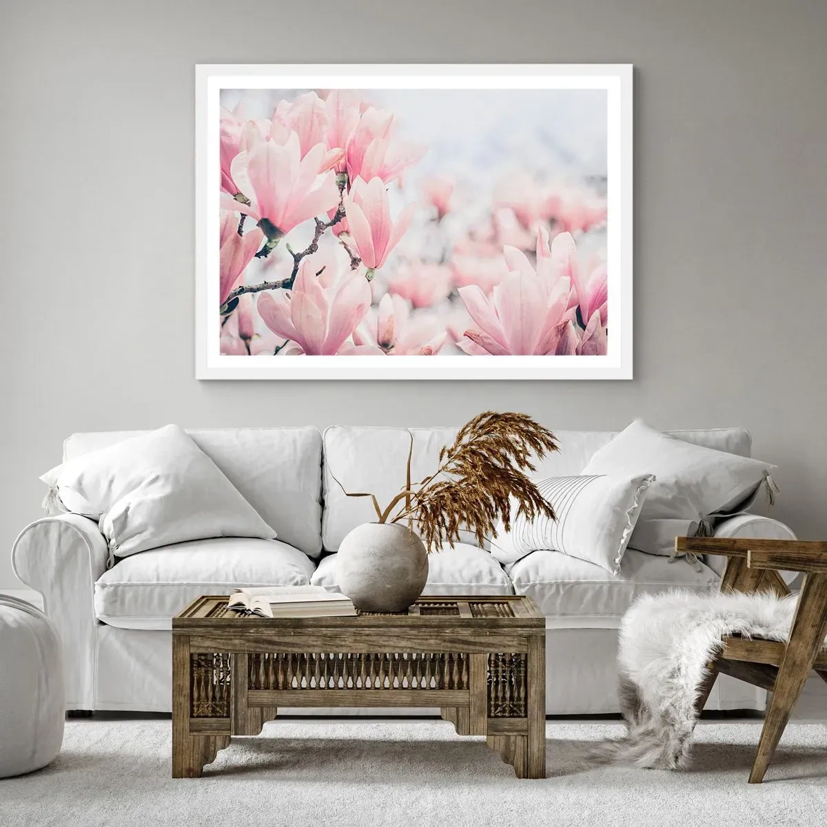 Affiche dans un cadre blanc - Poster - Idéal de la subtilité - 40x30 cm