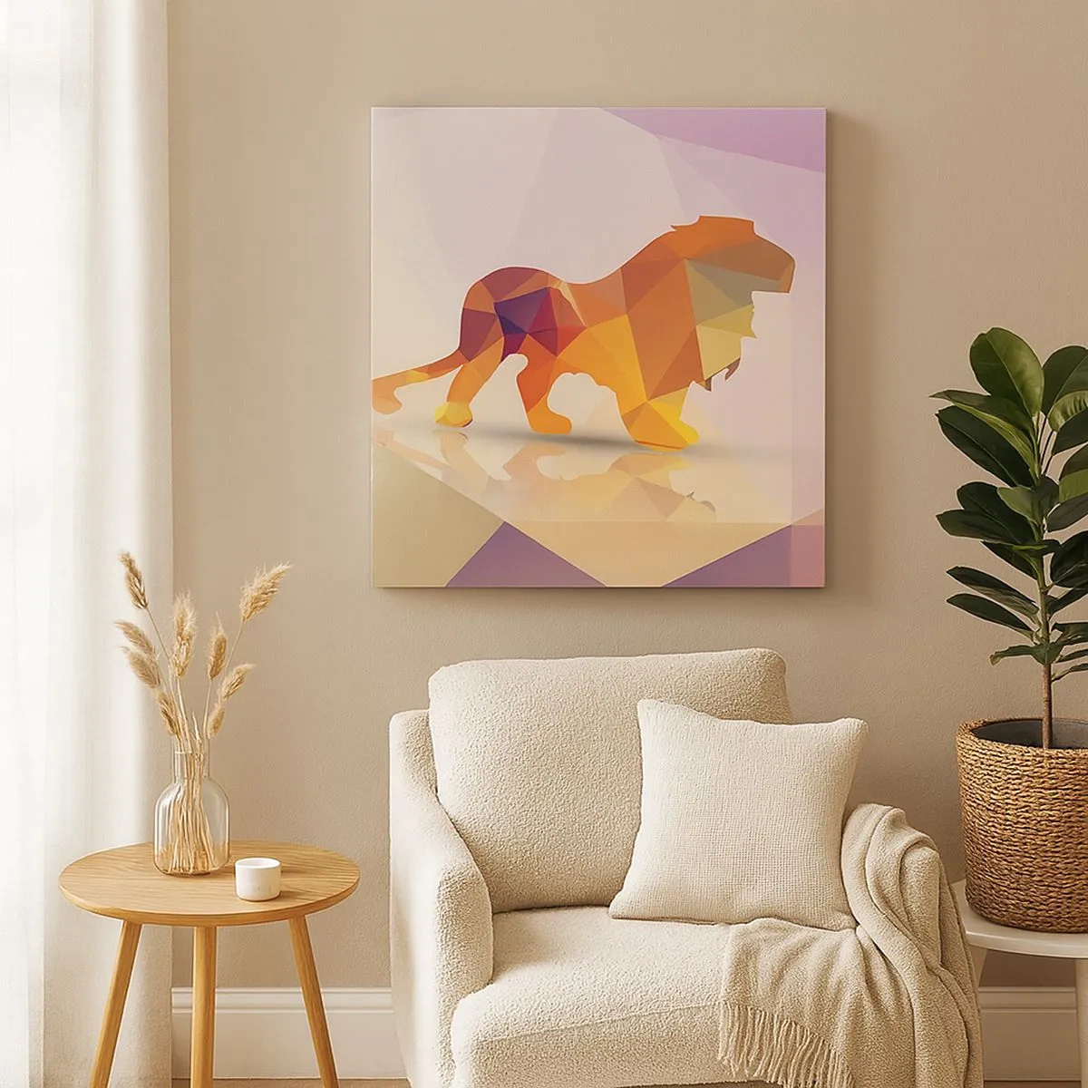 Impression sur toile - Image sur toile - Le roi du diamant - 30x30 cm