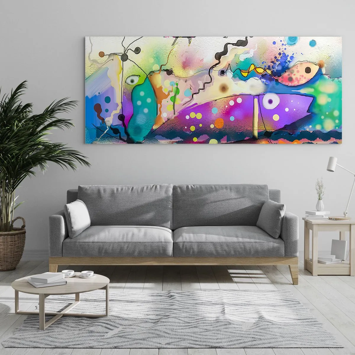 Impression sur verre - Image sur verre - Sans mots! - 90x30 cm