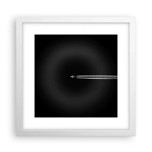 Affiche dans un cadre blanc - Poster - Dans une autre dimension - 30x30 cm