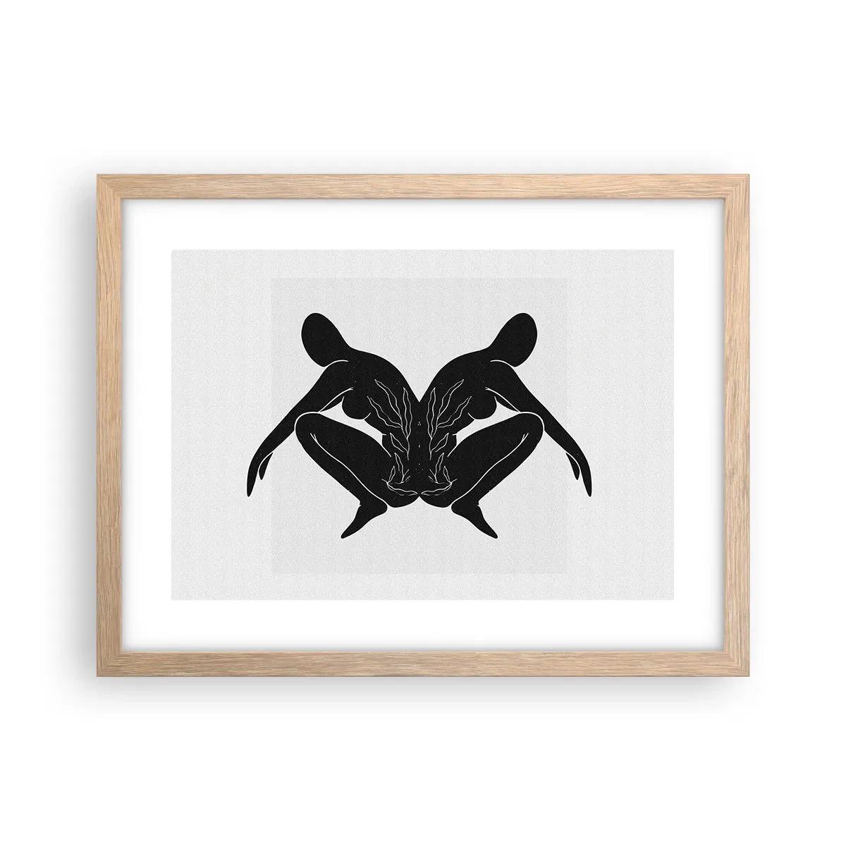 Affiche dans un chêne clair - Poster - Une âme commune - 40x30 cm