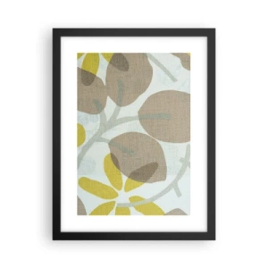 Affiche dans un cadre noir - Poster - Composition en plein soleil - 30x40 cm