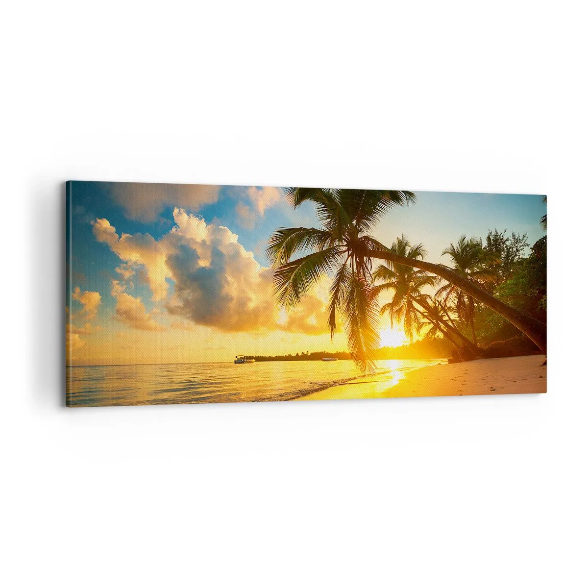 Impression sur toile - Image sur toile - Rêve caribéen - 100x40 cm