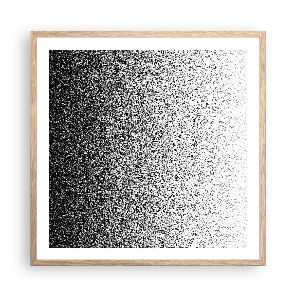 Affiche dans un chêne clair - Poster - Du coté de la lumière - 60x60 cm