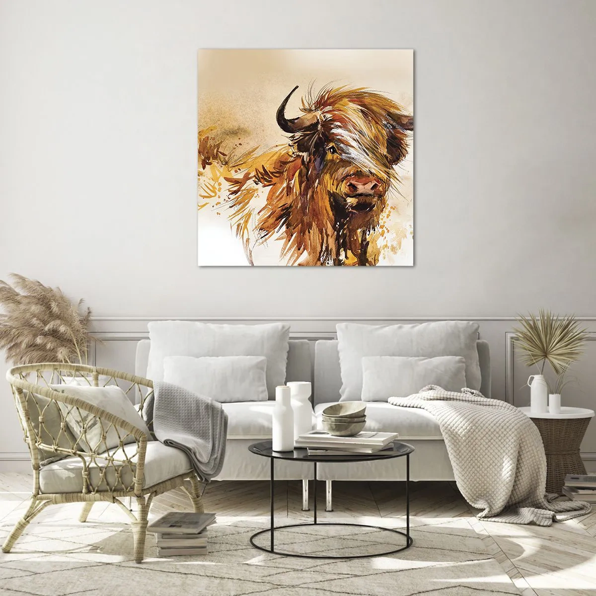 Impression sur verre - Image sur verre - Fierté du chasseur - 60x60 cm