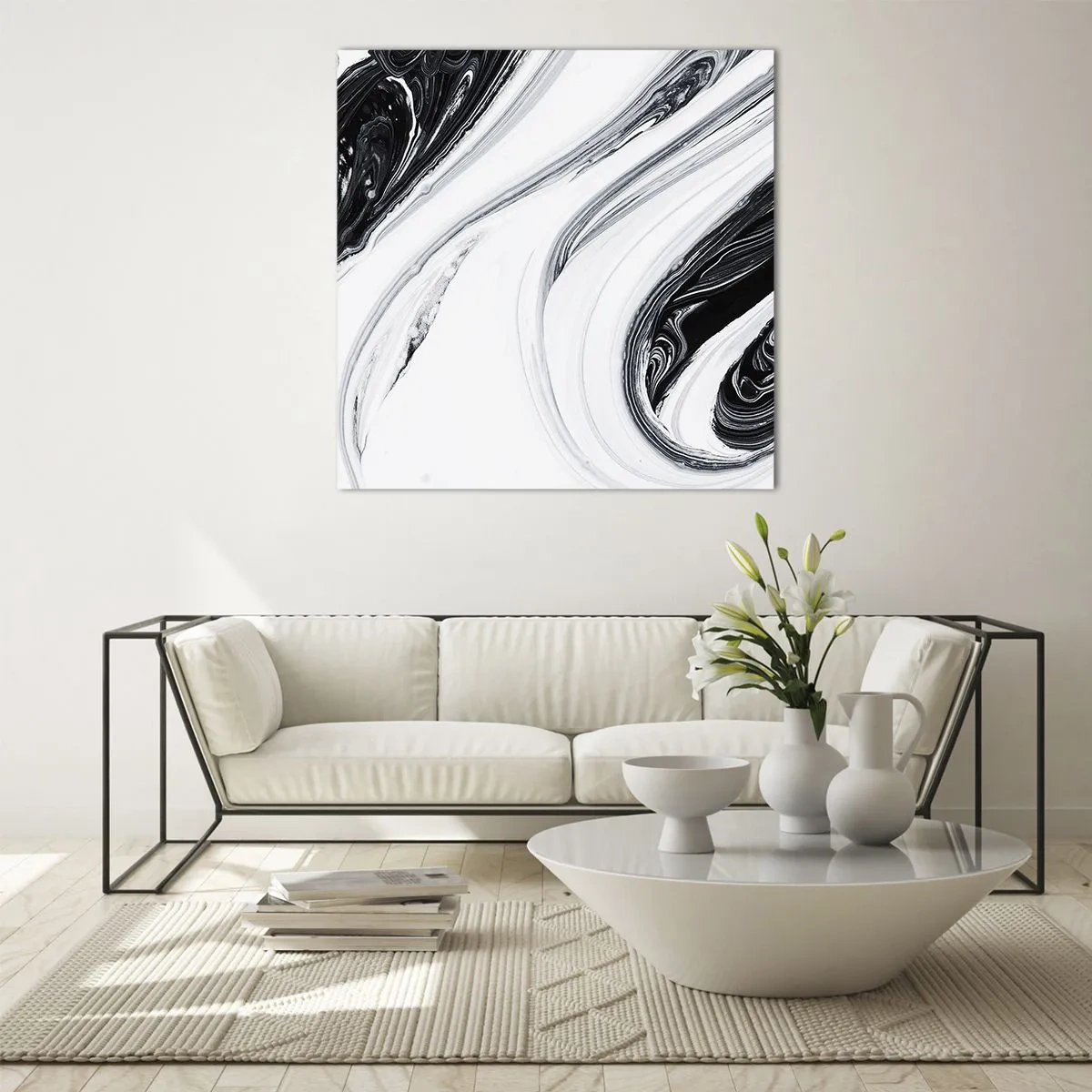 Impression sur verre - Image sur verre - Une combinaison d'opposés - 30x30 cm