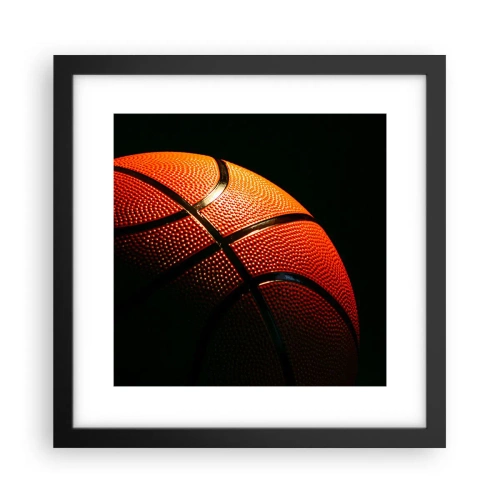 Affiche dans un cadre noir - Poster - Belle comme une planète - 30x30 cm