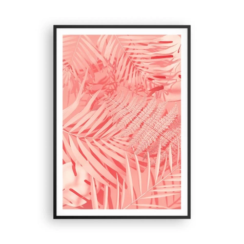 Affiche dans un cadre noir - Poster - Concept de rose - 70x100 cm
