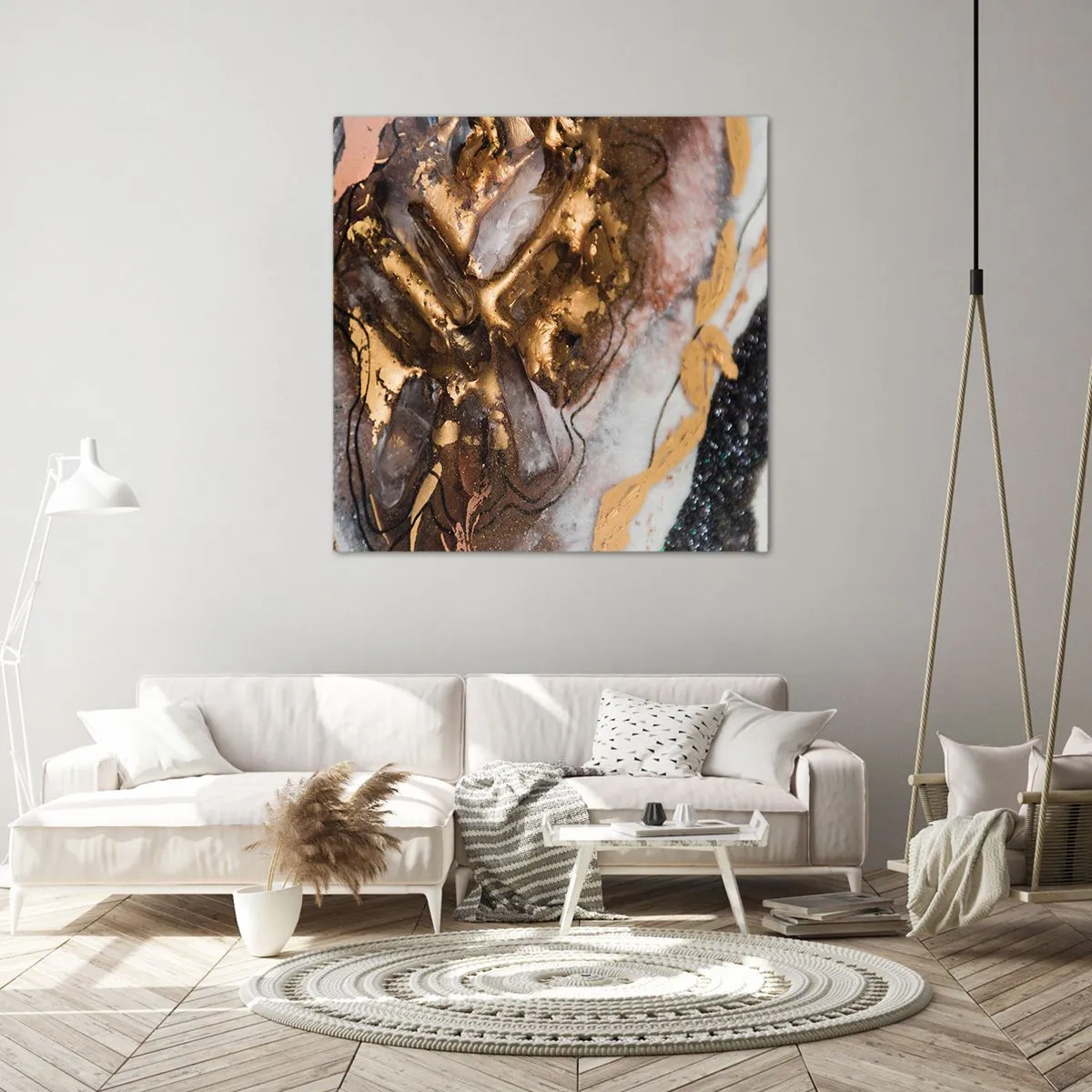 Impression sur toile - Image sur toile - Élément de la terre - 60x60 cm