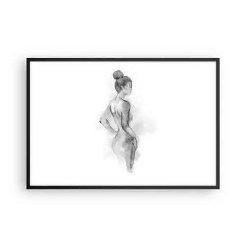 Affiche dans un cadre noir - Poster - Belle comme une peinture - 91x61 cm