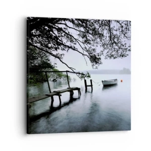 Impression sur toile - Image sur toile - Tu te reposes déjà - 30x30 cm