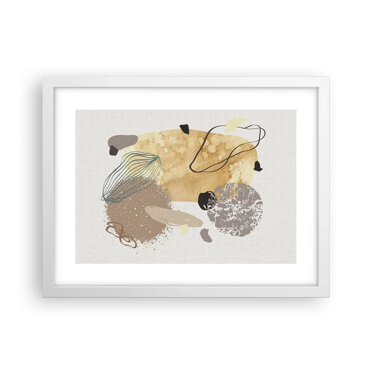 Affiche dans un cadre blanc - Poster - Plumcologie appliquée - 40x30 cm