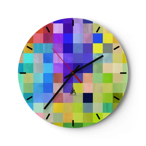 Horloge murale - Pendule murale - Tous différents, tous égaux - 40x40 cm