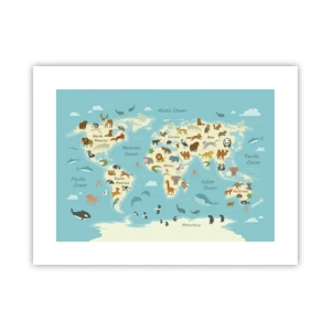 Affiche - Poster - De bons voisins - 40x30 cm