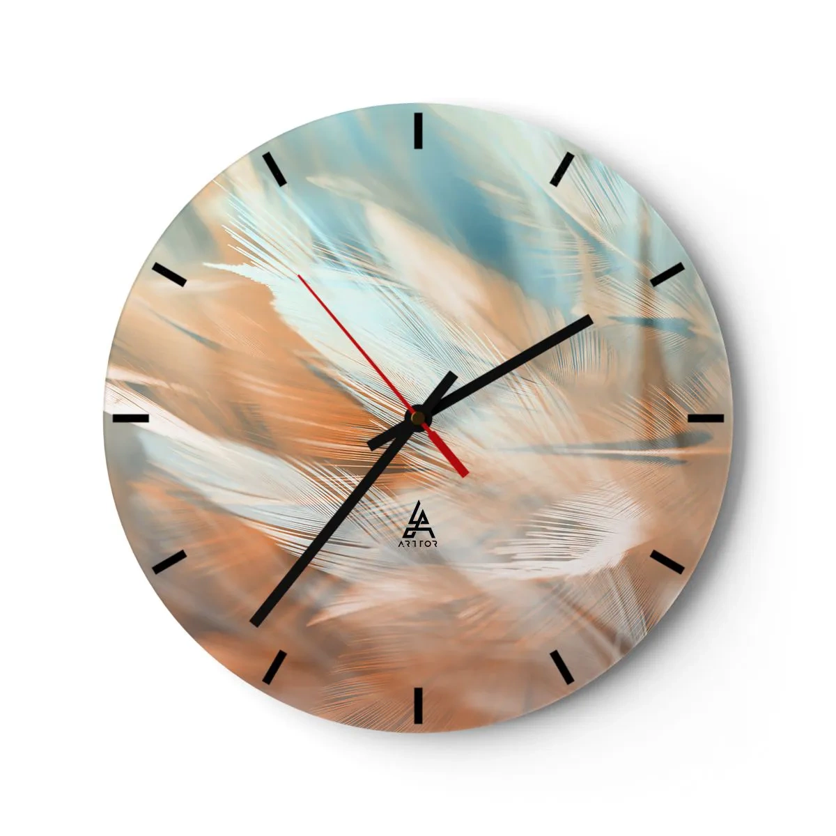 Horloge murale - Pendule murale - Au pays de la douceur - 40x40 cm