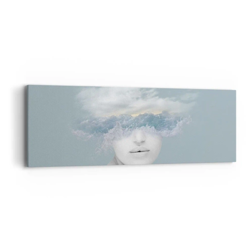 Impression sur toile - Image sur toile - La tête dans les nuages - 90x30 cm