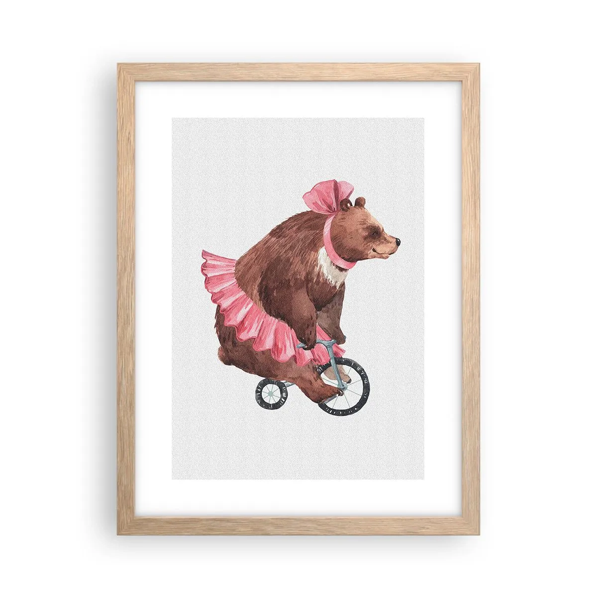 Affiche dans un chêne clair - Poster - Quel cirque ! - 30x40 cm