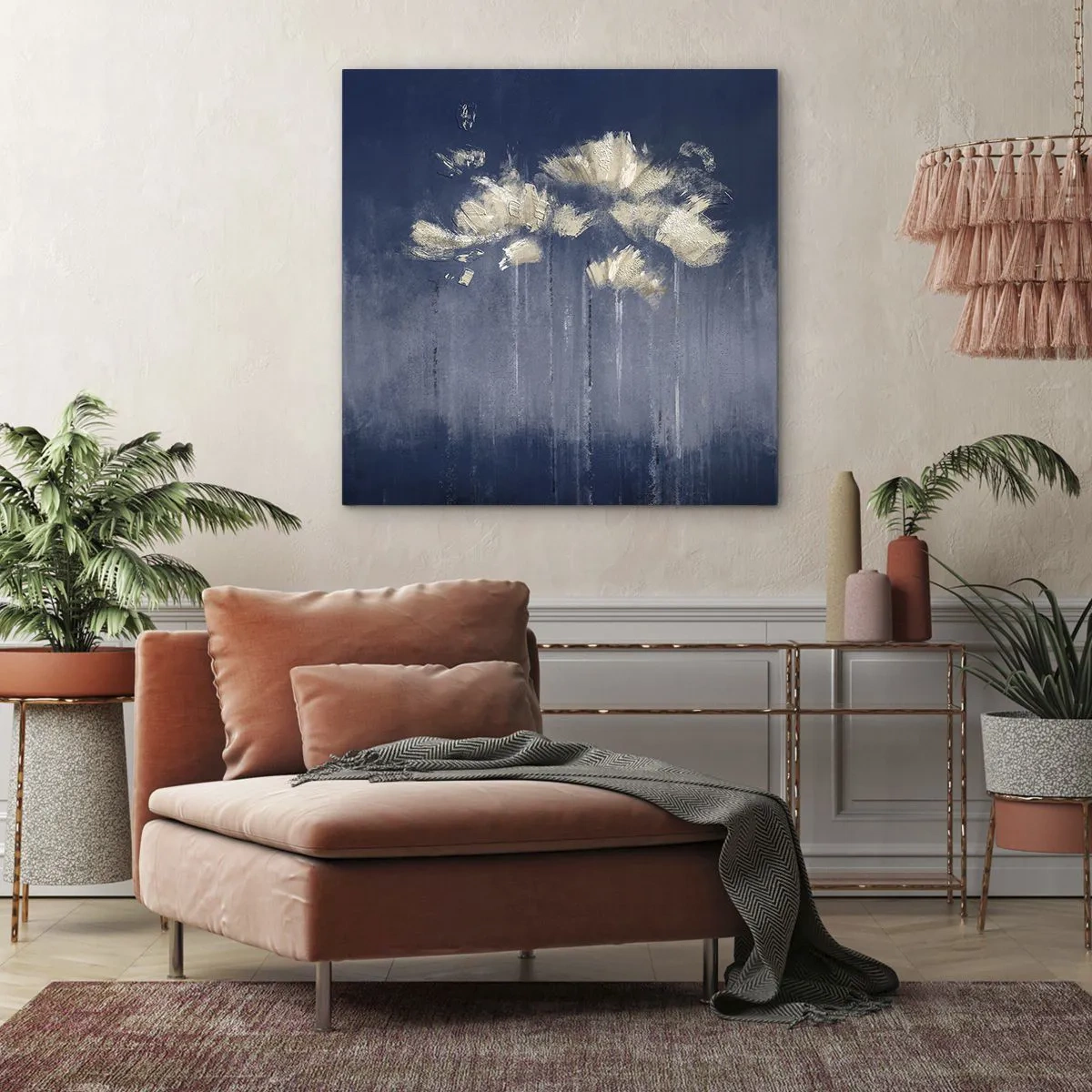 Impression sur toile - Image sur toile - Comme des pétales au vent - 60x60 cm