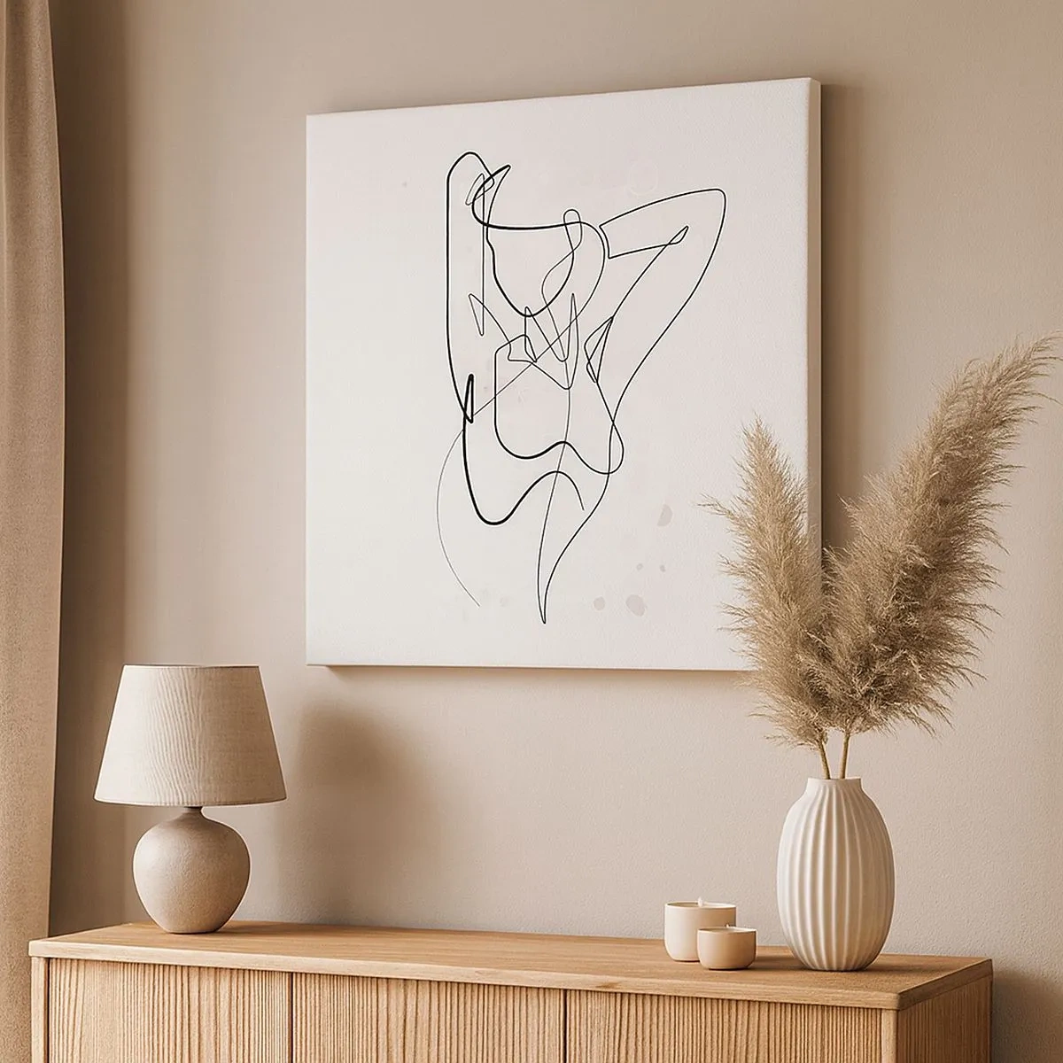 Impression sur toile - Image sur toile - L'art de la séduction - 30x30 cm