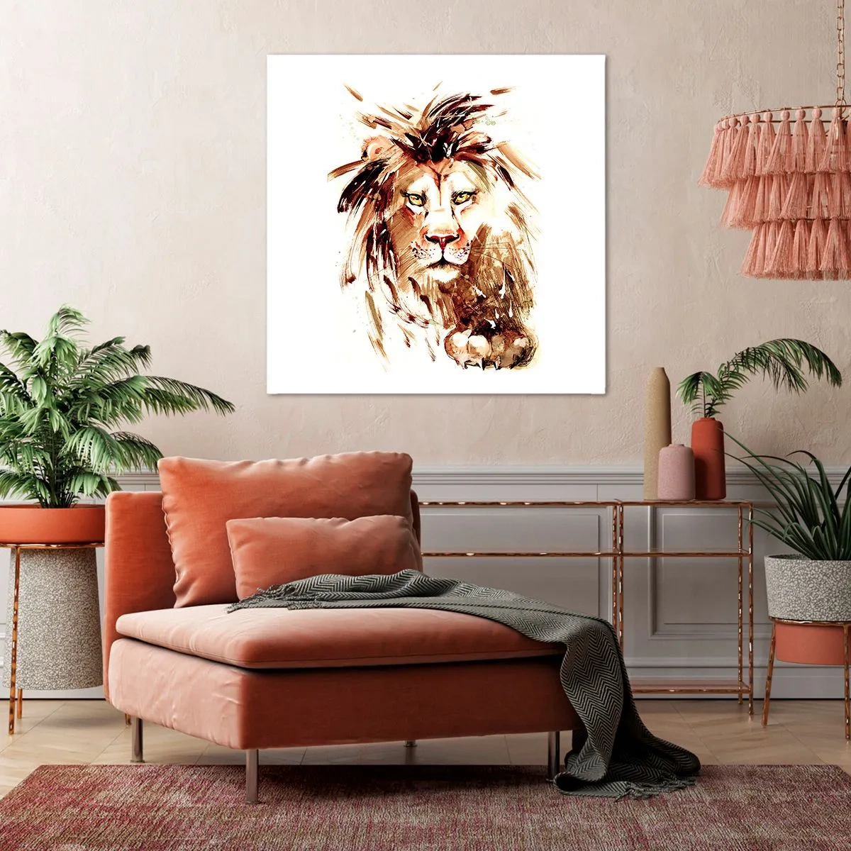 Impression sur toile - Image sur toile - Force et dignité - 40x40 cm