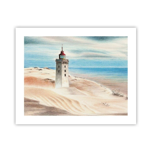 Affiche - Poster - Toujours regarder la mer - 50x40 cm