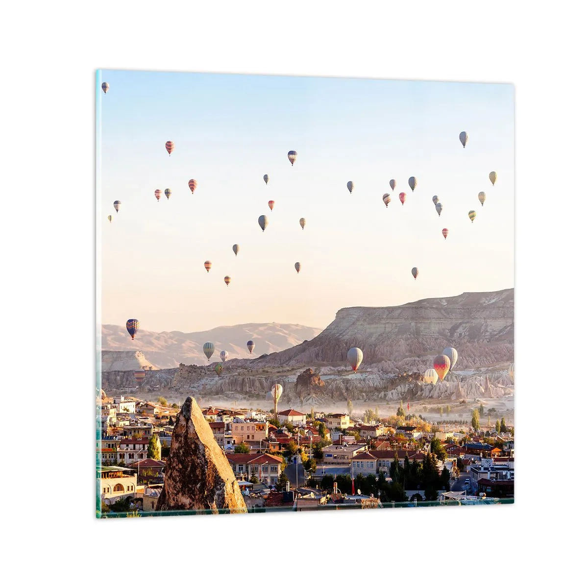 Impression sur verre - Image sur verre - Comme des navires dans le ciel - 50x50 cm