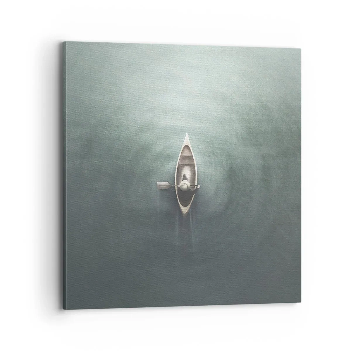 Impression sur toile - Image sur toile - À travers le lac de la lune - 70x70 cm