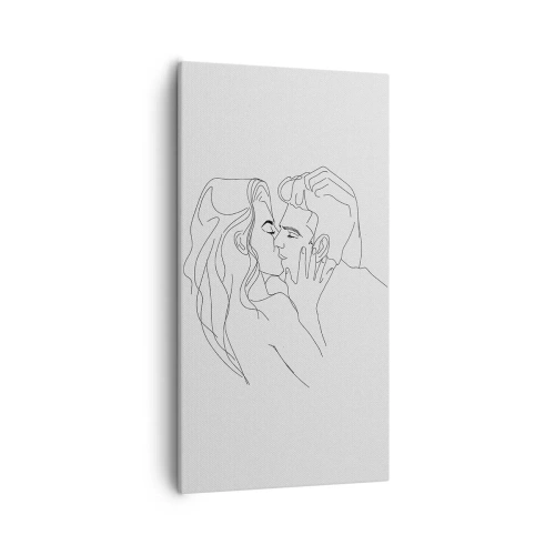 Impression sur toile - Image sur toile - La même ligne - 55x100 cm
