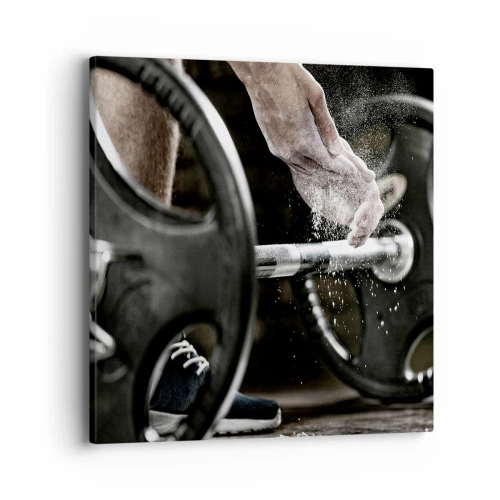 Impression sur toile - Image sur toile - Défi accepté! - 40x40 cm