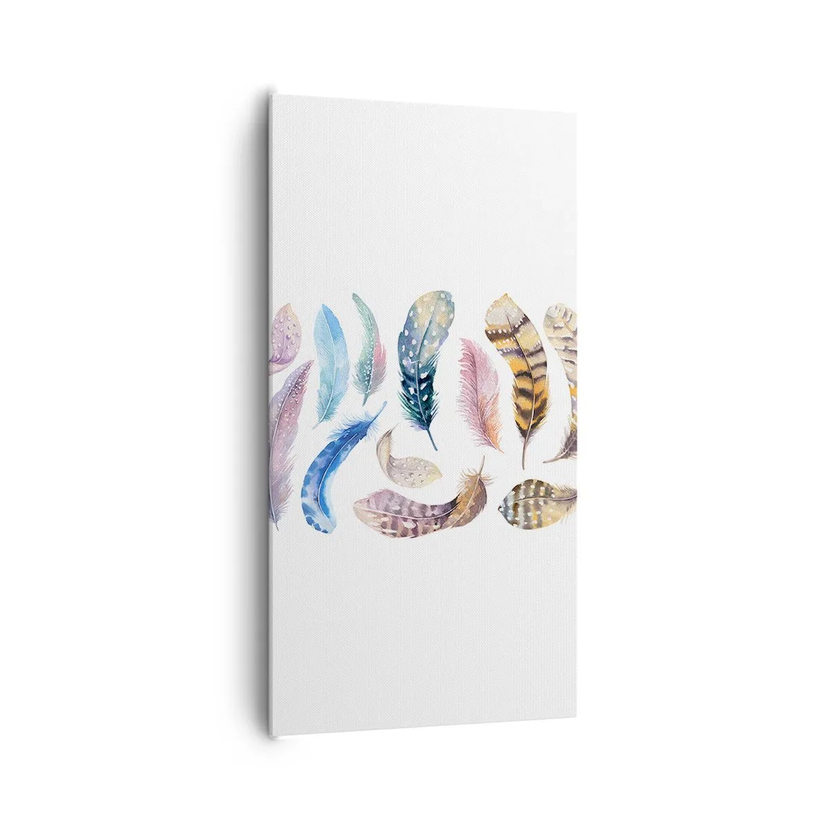 Impression sur toile - Image sur toile - Léger, bariolé et multicolore - 65x120 cm