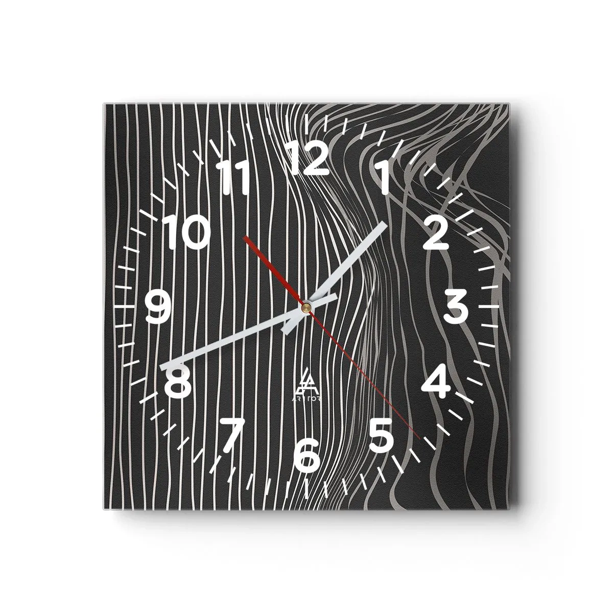 Horloge murale - Pendule murale - Rythme et accent - 40x40 cm