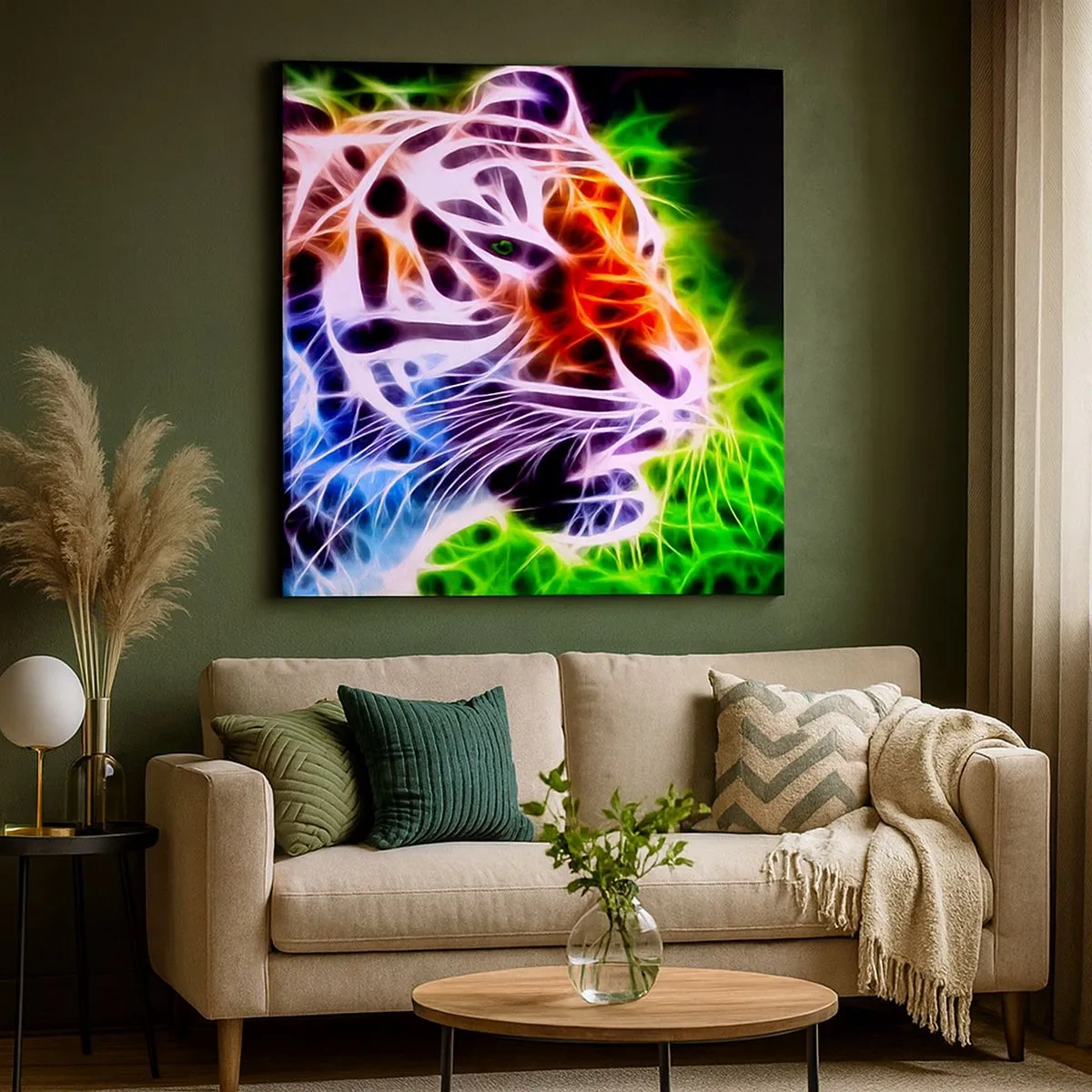 Impression sur toile - Image sur toile - L'aura dangereux - 30x30 cm