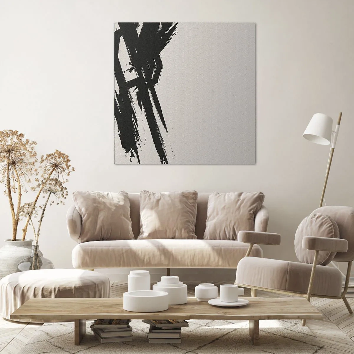 Impression sur toile - Image sur toile - Ruée imparable - 30x30 cm